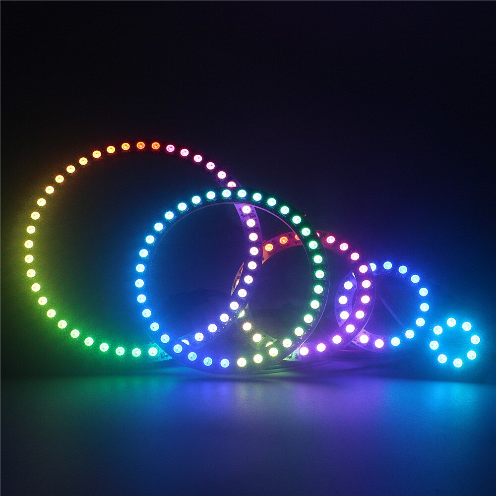 WS2812B DIY LED Ring 8 16 24 35 45 LEDs WS2812B SK6812 Built-in IC 5050 RGB WS2812 Addressable DC 5V LED Module Strip Light