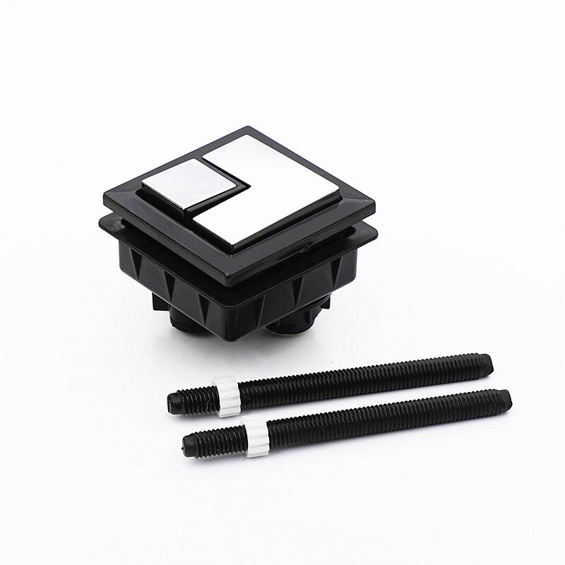 Wc Watertank Dubbele Sleutel Druk Flush Knop Vierkante Binnendiameter 4.5Cm Water Tank Wc Drukknop, JO21008