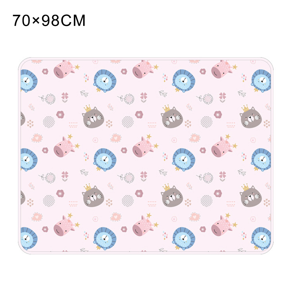 Bebê fralda fralda urina tapete criança à prova dwaterproof água cama mudando capa almofada reutilizável urina esteira do bebê portátil 58*72 cm de alta qualidade: YELLOW
