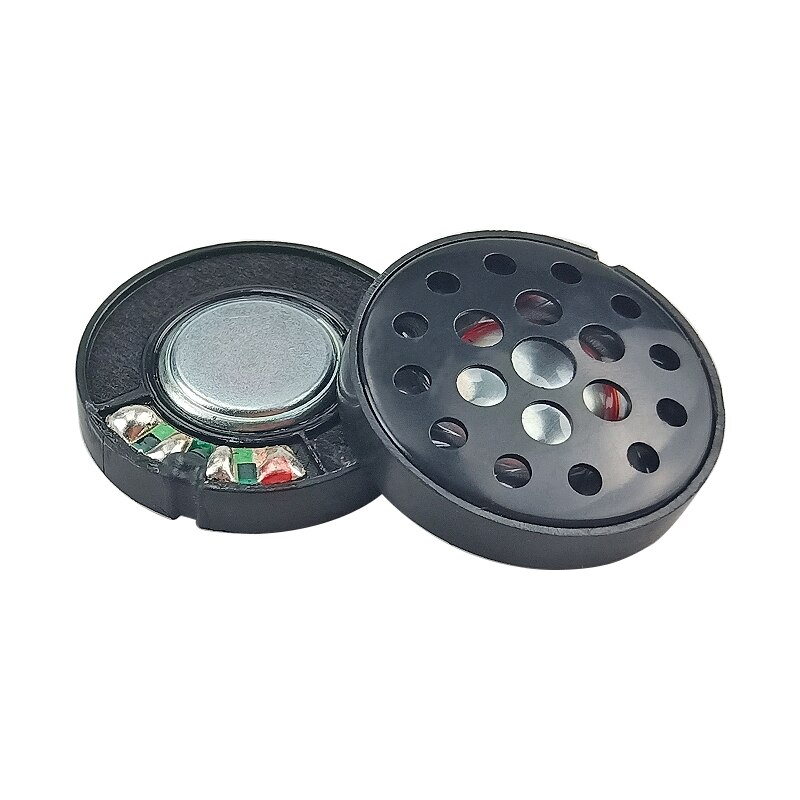 GHXAMP 30mm Headphone Speaker Unit With Cap 113db White Magnetic Headset Driver Full Range Speakers For Headphones 2pcs