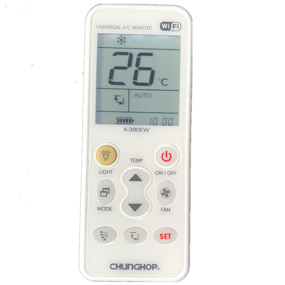 Wifi universalkontroll luftkonditionering luftkonditionering luftkonditionering fjärrkontroll chunghop k -390ew app telefon