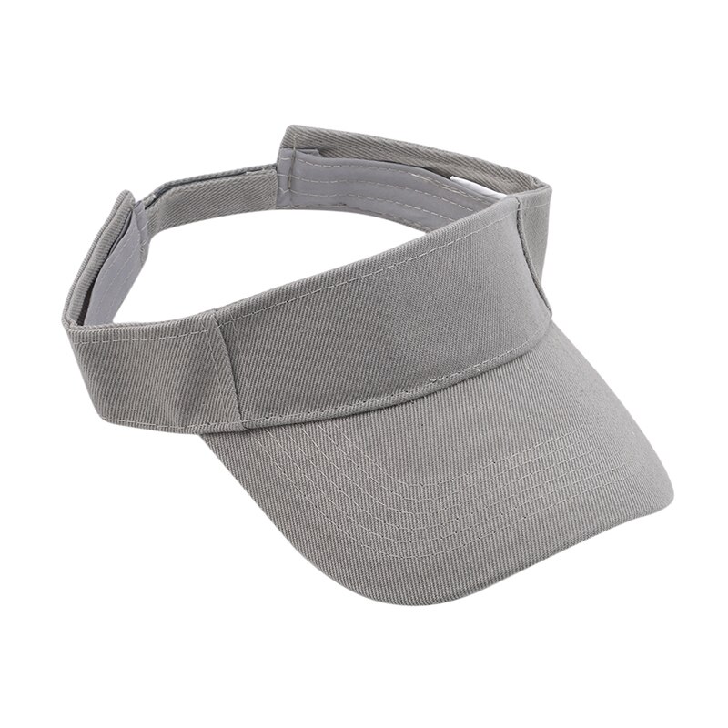 Tennis Caps Sun Sports Visor Hat For Men Women Running Beach Baseball Caps 6 Solid Color Golf Hats