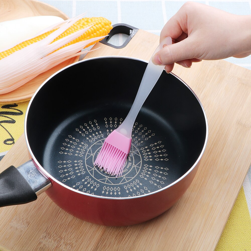 Bake Tool Basting Brush Easy Cleaning High Temperature Resistance BBQ Tools Chef's Spice Brush Silicone Oil Brush