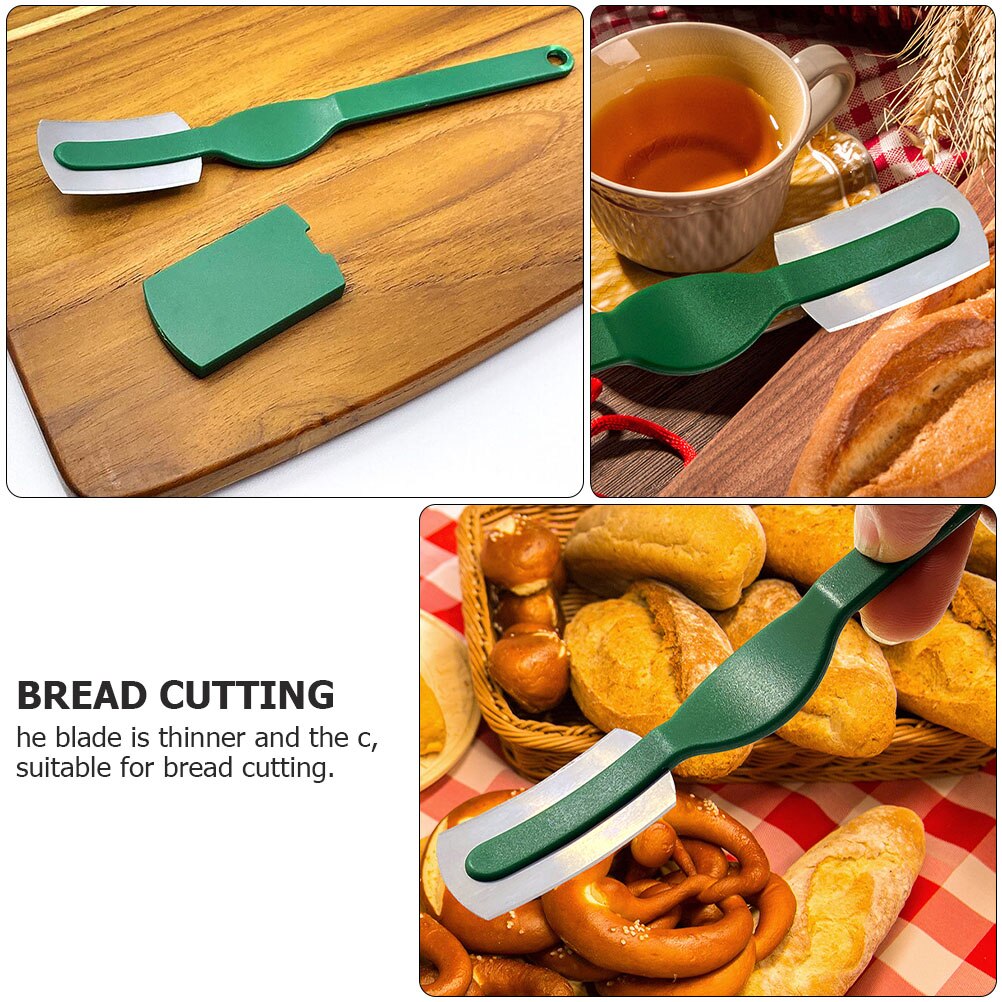 3Pcs Bread Cutter Cake Cutlery Pastry Shop Cutter Pastry Trimming Cutter Bread Slicer for Kitchen Cooking