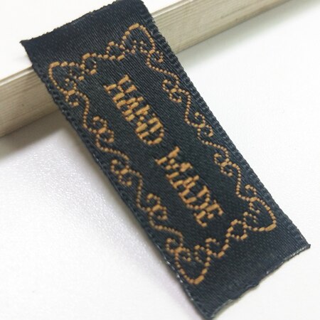 handmade labels DIY tags clothing woven labels han... – Grandado