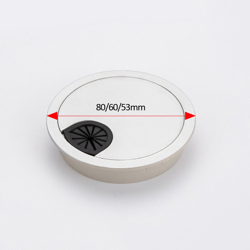 Plastic Desk Table Grommet Cable Cord Hole Cover for Home Office MAL999