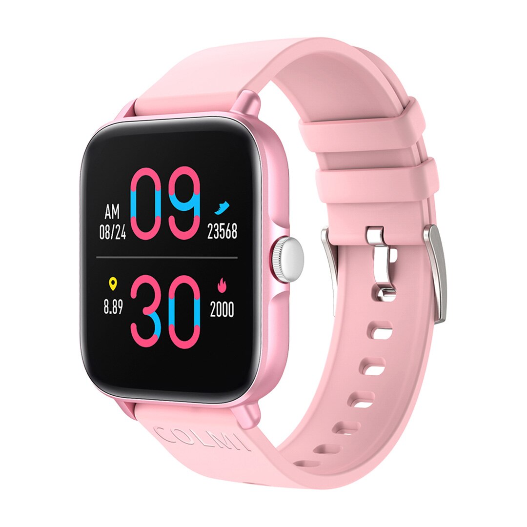 Colmi 2022 P28 Plus Smartwatch Mannen Bluetooth Antwoord Gesprek IP67 Waterdicht Smart Horloge Vrouwen GTS3 Gts 3 Voor Android Ios telefoon: Pink