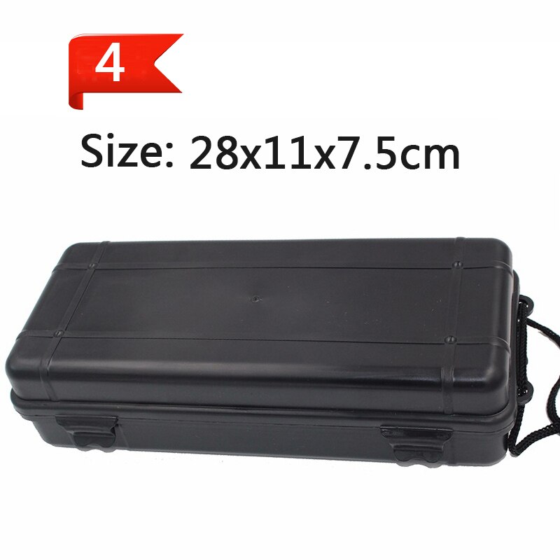 Caja de luz Universal de plástico para linterna, caja de luz, 19cm x 10cm x 6cm, resistente al agua, anticaída, color negro, accesorios de iluminación: 4
