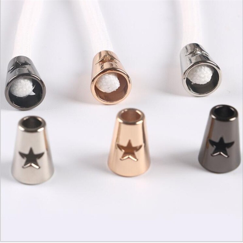 Stopper Cord Ends Lock Metal buckle for Bag Shoes Sportswear Garment Lanyard Accessories 60pcs
