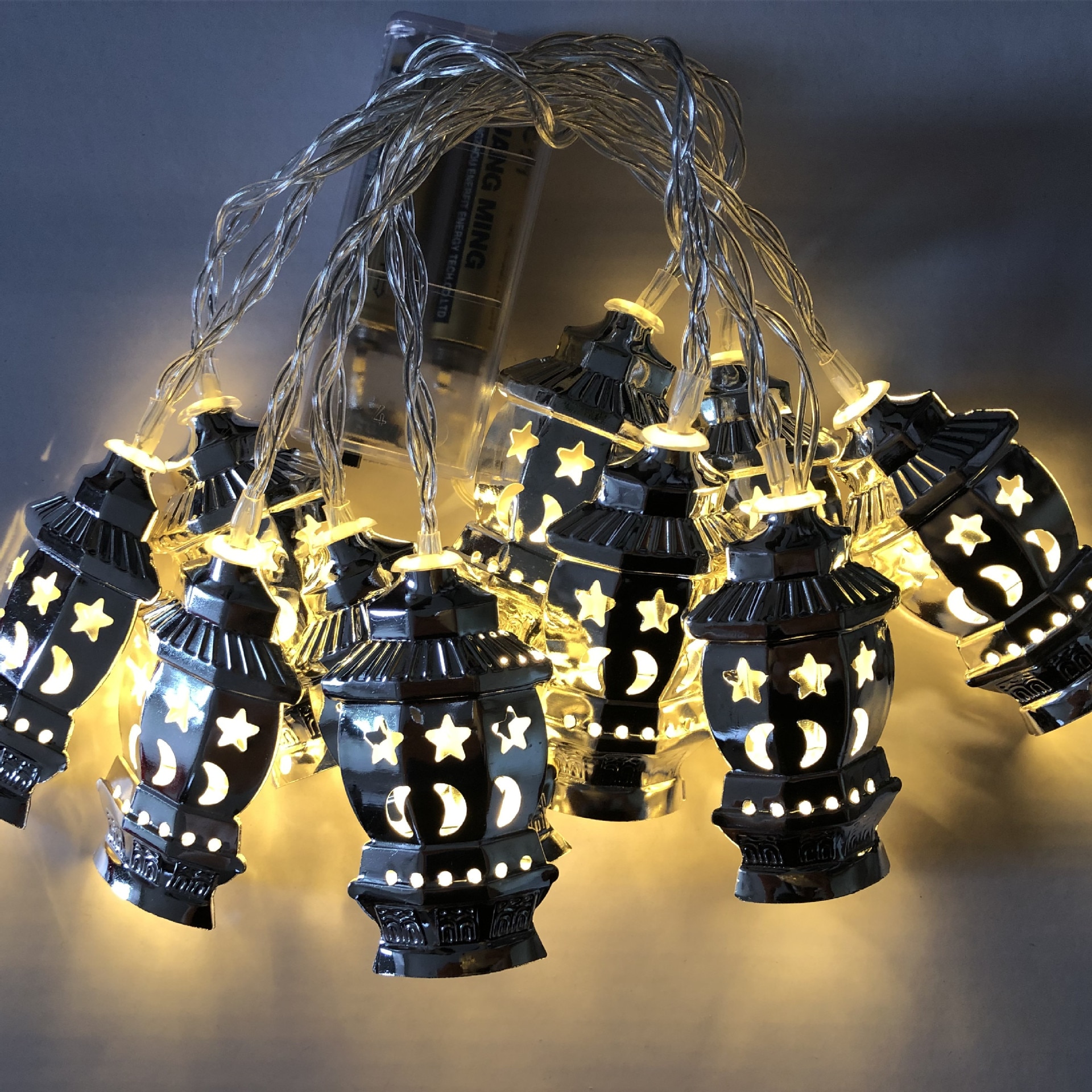 Decoratieve lichtslingers led sterren maanlicht lamp gekleurde lampjes