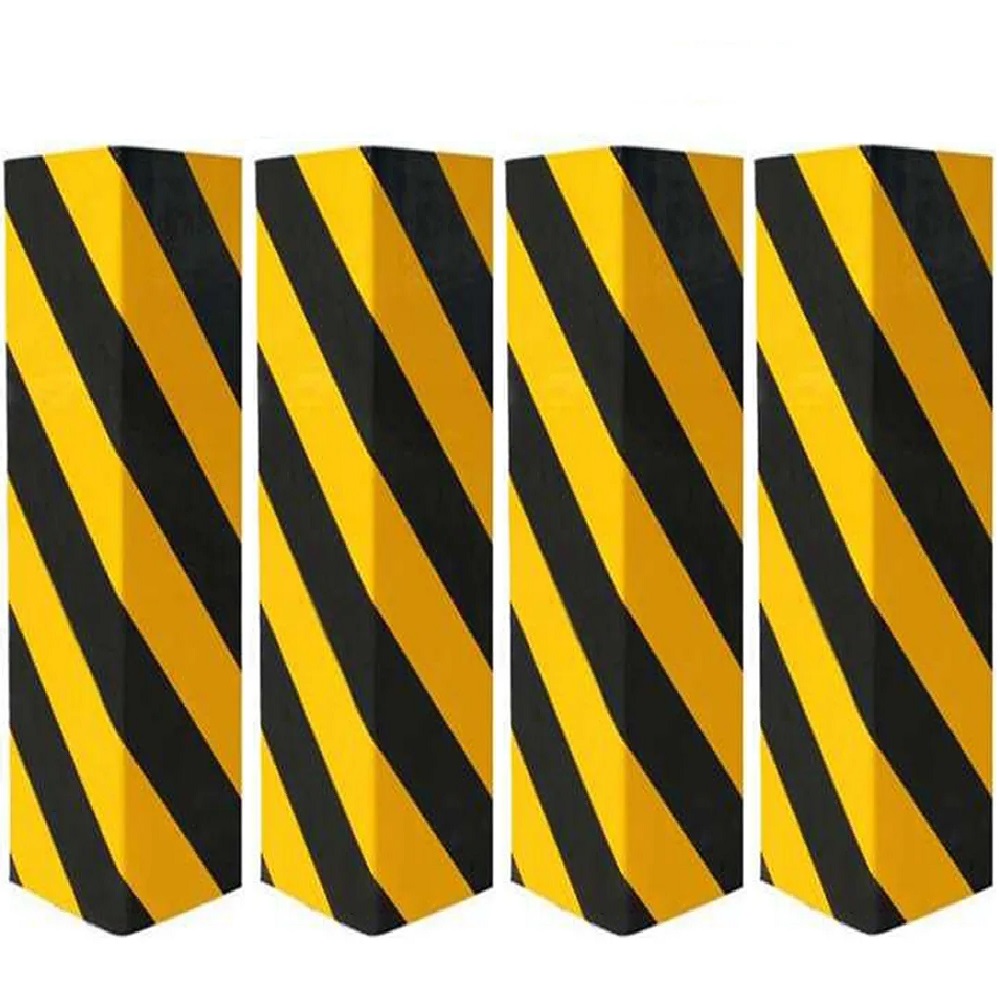 2-6pcs Garage Wall Protector Foam Edge Corner Bumper Foam Wall Corner Guard Car Sticker Anti Scratch Parking Auto Door Protector: Orange