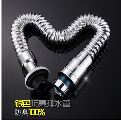 Wash basin sewer pipe wash basin drainer basin drainage pipe mop pool anti-odor bouncing copper nut