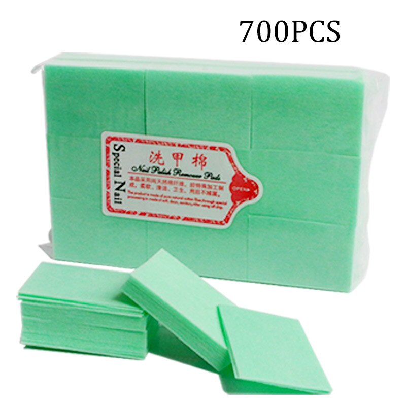 1Pack Lint-Free Wipes Napkins ELSA Manicure Pedicure Gel Tools Nail Wipes Nail Polish Remover Gel Nail Cutton Pads: Green