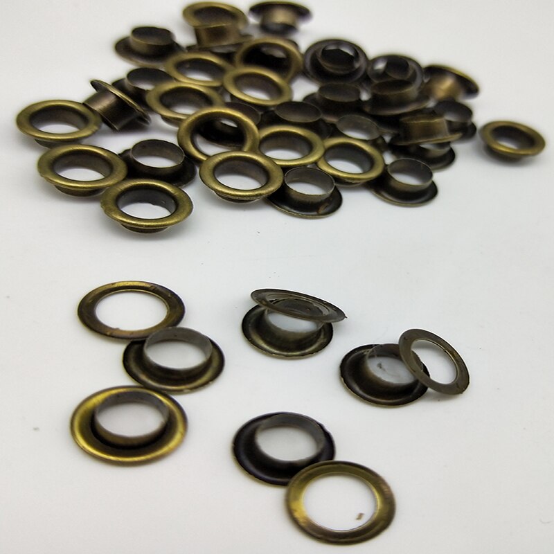 500Pcs Eyelet Bronze Metal eyelets DIY Embelishment Garment Cloth Craft DIY Apparel Sewing Fabric Garment Eyelets