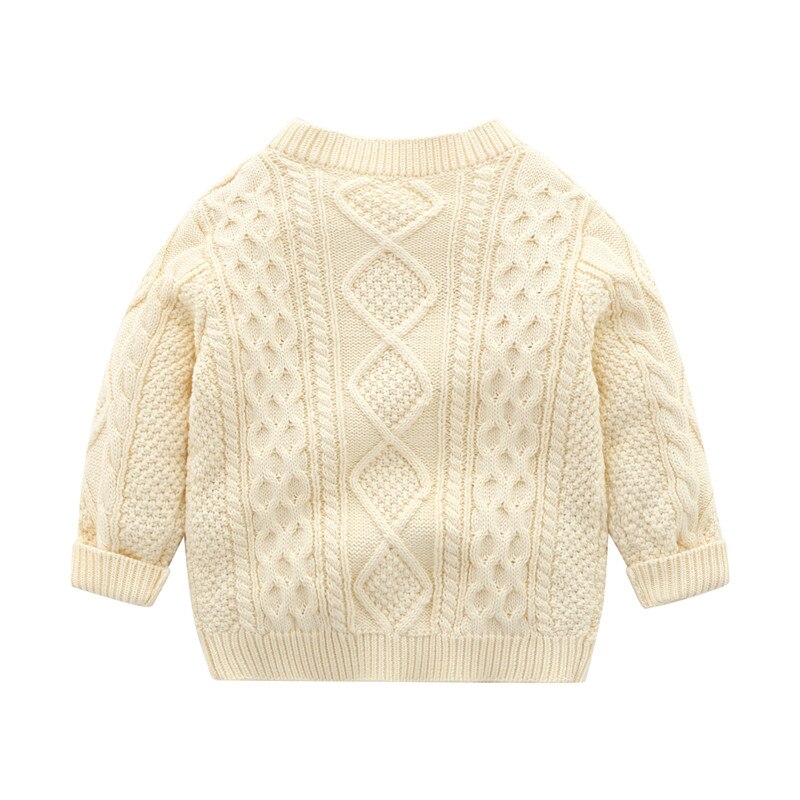 Autumn Winter Children Long Sleeve Sweater Cardigan Coat Baby Boy Girl Knit Sweater Jacket