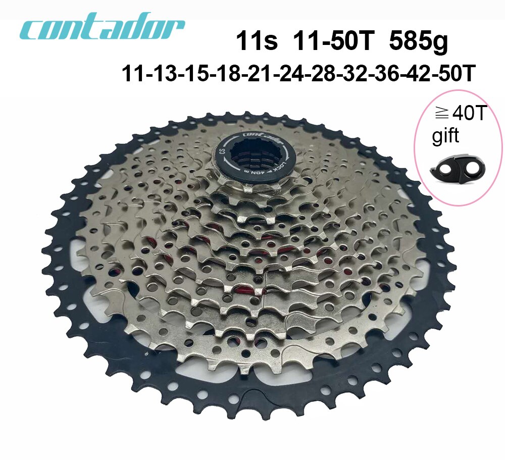 Contador bicycle cassette 8 9 10 11 12velocità MTB flywheel 11-40T/11-42T/11-46T/11-50T/11-52: 11S 11-50T