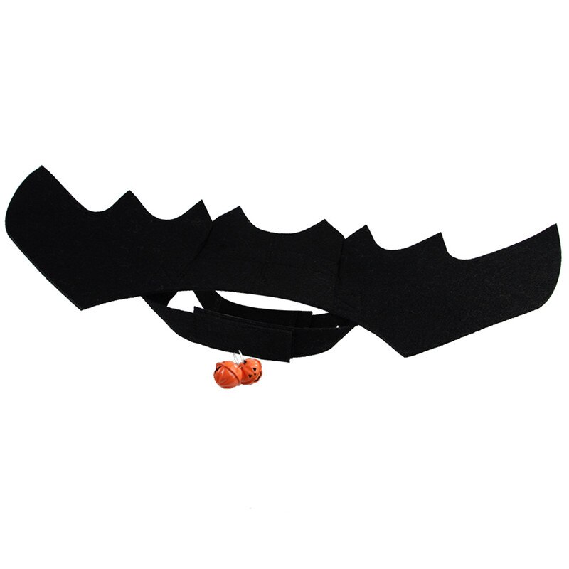¡Novedad de ! Disfraz de alas de murciélago para perros, Disfraces de Halloween y gatos, ropa de Navidad para mascotas: with Bells / S (41x16x0.6)cm