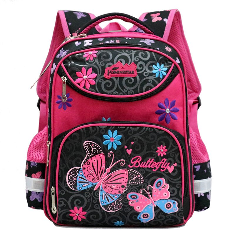 GCWHFL Backpacks For School Girls School Bags Floral Children Schoolbag For Primary Girl Mochila Good Kids School Bag: Default Title