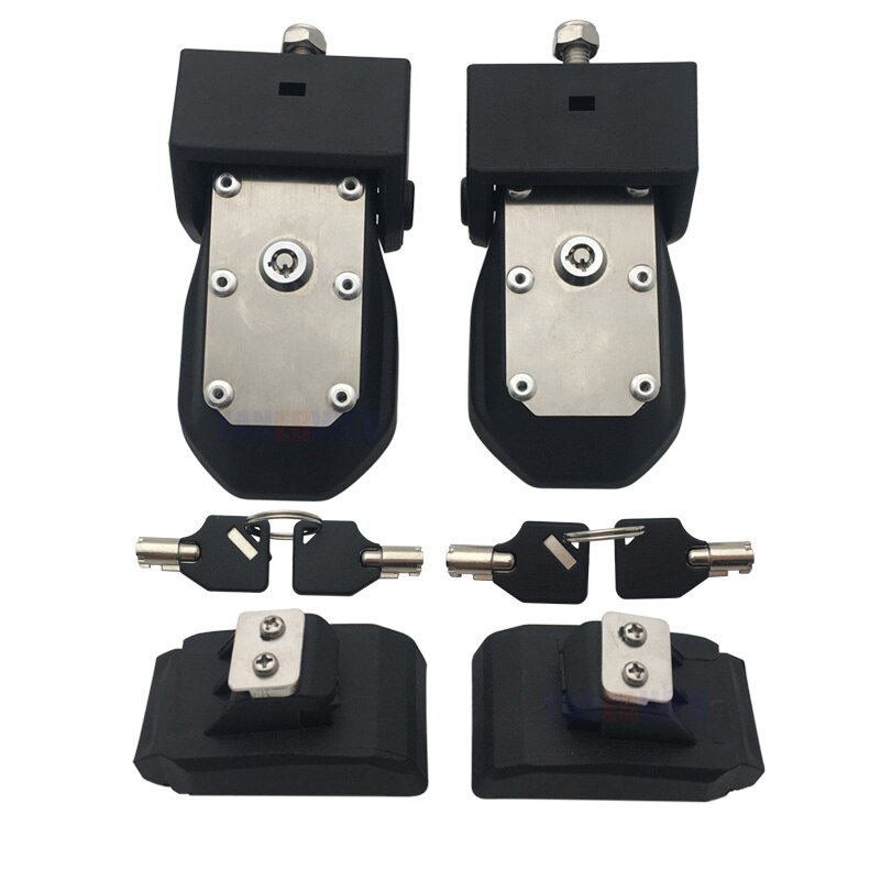 Stainless Steel Latch Locking Hood Catch Kit Hood Latches with Locking Hood Catch with Key for Jeep Wrangler JK JL: Black with Lock