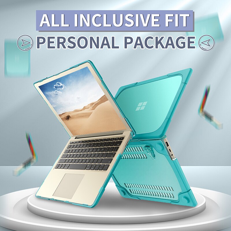 Shockproof Case for Surface Laptop Go Anti-crack Cover LaptopGo Stand Holder Protector