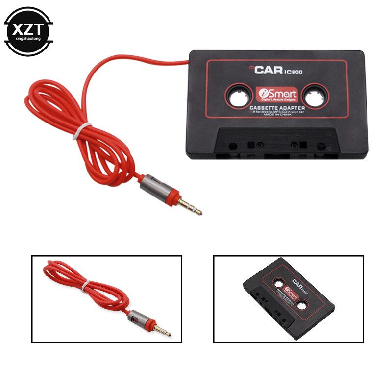 Adaptateur Cassette Audio pour Voiture, Jack 3.5mm, Convertisseur pour urgent, iPhone, MP3, Câble AUX, Lecteur CD, Nouveauté
