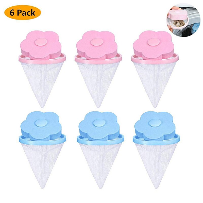 Reusable Washing Machine Floating Lint Mesh Trap Bag Hair Catcher Filter Net Pouch Household Tool: ZH3