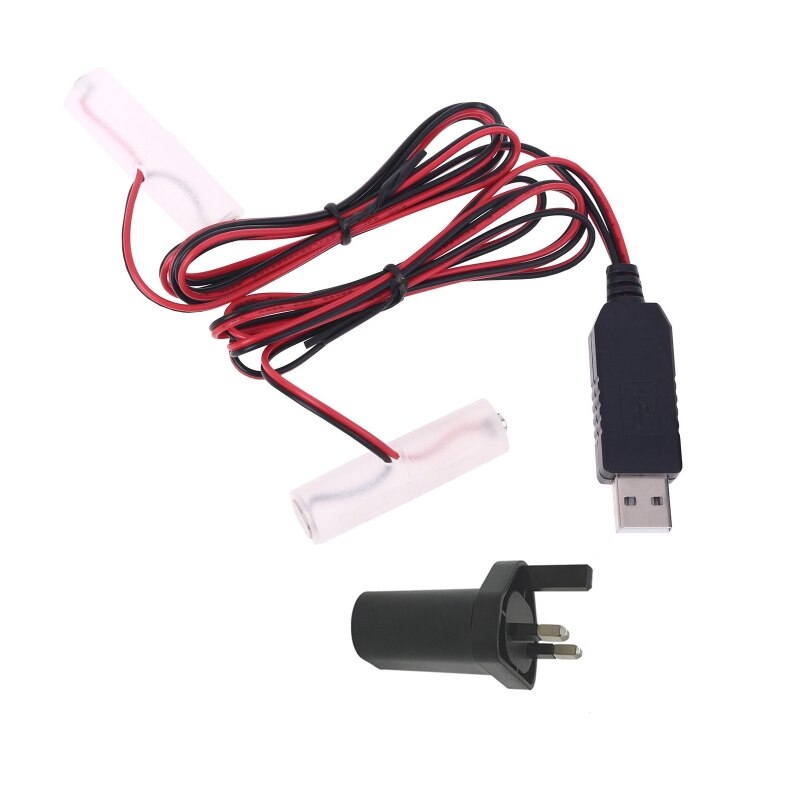 1/16 RC Auto-acculader, 7.4V 1000mA Lipo-batterij USB-oplader Oplaadkabel voor 1/16 Afstandsbediening Auto