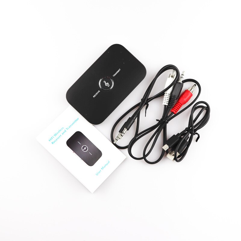 B6 Bluetooth Audio Transmitter Receiver Wireless 4.0 Hifi A2DP Aux 3.5mm Music Adapter for Tablet Speaker TV Smart PC MP3