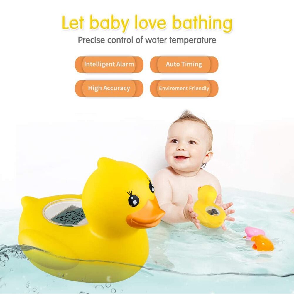 Baby Bath Thermometer Bath Water Temperature Digital Room Thermometer Duck Floating Thermometer