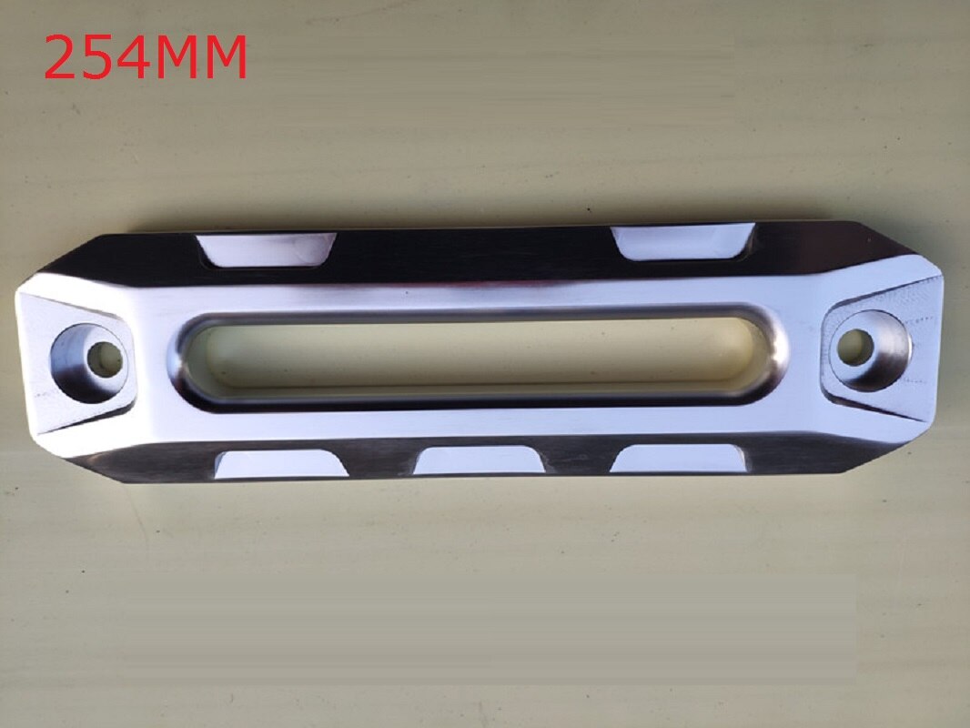 Guía de entrada de aluminio de 208MM-254MM para cabrestante de 12000lbs, sin óxido, cuerda de remolque ATV UTV, cabestrillo de correas para remolque: 9008-0007-18  254MM