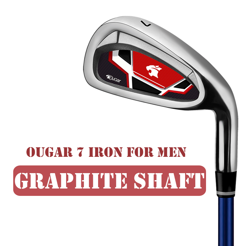 TTYGJ Golf Club for Men or Women Choice for Beginner No. 7 Iron Practice Clubs with Steel Shaft or Graphite Shaft: Men-Graphite