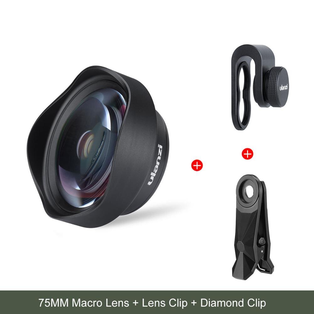 Ulanzi 10X Macro Telefoon Camera Lens Optische Glas Universele Lens Voor Android Iphone Piexl Een Plus Xiaomi Huawei: Default Title