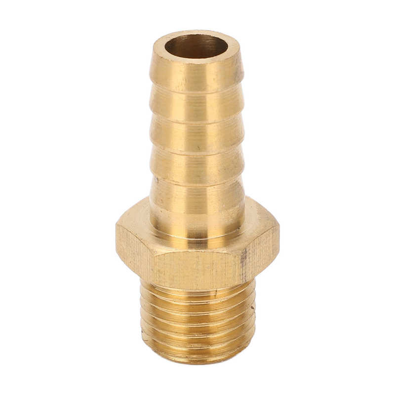 Raccordo spinato in ottone raccordo per tubo dritto filettato generale 7/16in per tubo del gas per tubo dell'acqua del carburante dell'aria