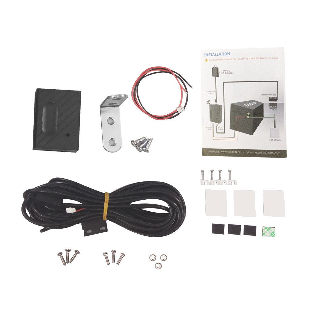 EACHEN WiFi Smart Switch Garage Door Controller Compatible Garage Door Opener Phone Remote Control Timing Function Voice Control