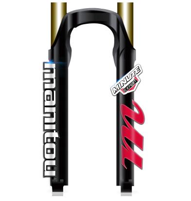 Manitou – autocollant de fourche EXPERT MINUTE, pour vtt, vélo de montagne, décalcomanies de cyclisme: red white