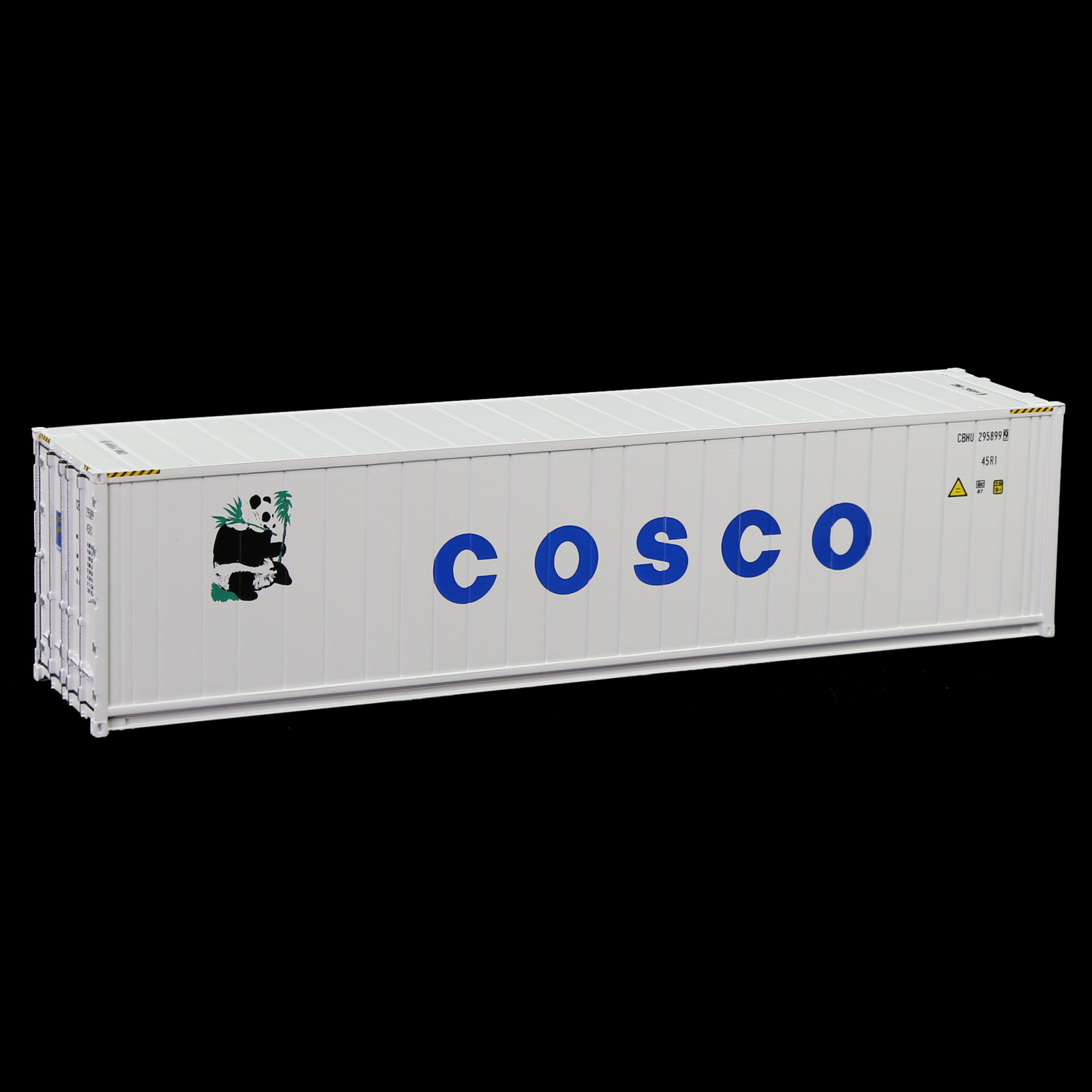 1pc HO Scale 40ft Hi-Cube Reefer 1:87 40&#39; Refrigerater Container Freight Cars Cargo Box C8722: COSCO