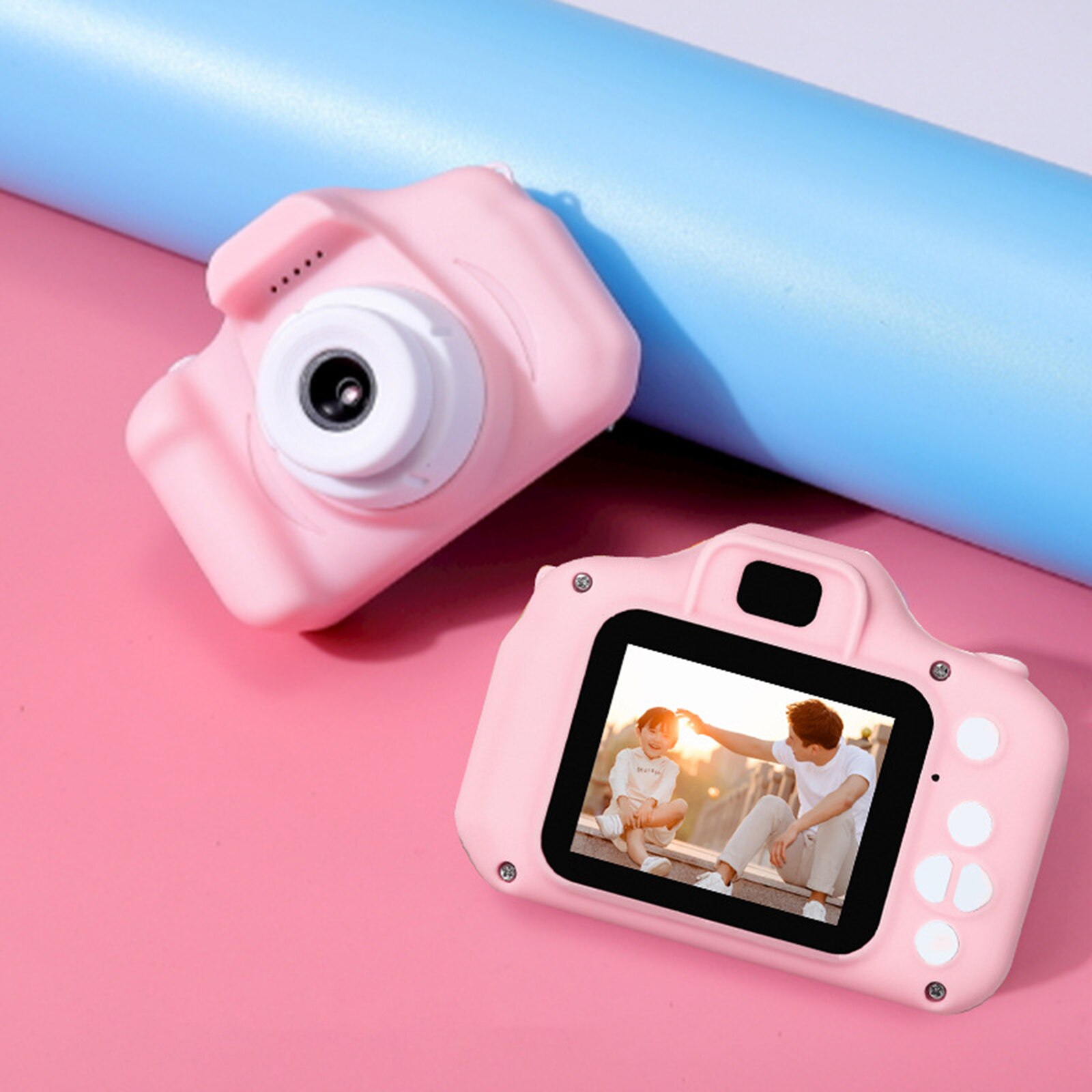 Appareil photo numérique multifonction pour enfants, écran HD TFT de 2.0 pouces, pour filles et garçons en bas âge,