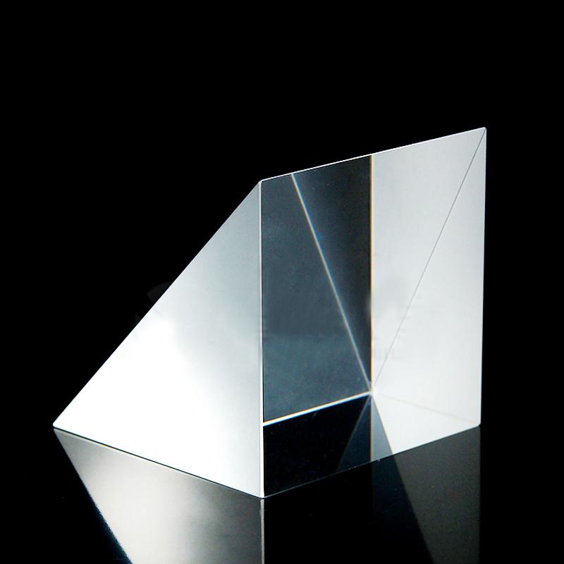 50x50x50mm Optical Glass Triangular Prisms Lsosceles K9 Prism Physics Refractor Light Spectrum Optics