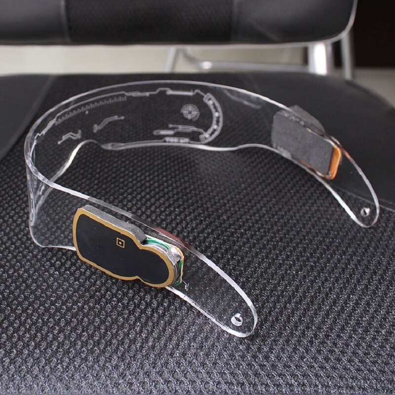 Colorful LED Goggles Party Bar Music Festival 7-color Technology Glasses Disco Science Fiction Christmas Glasses