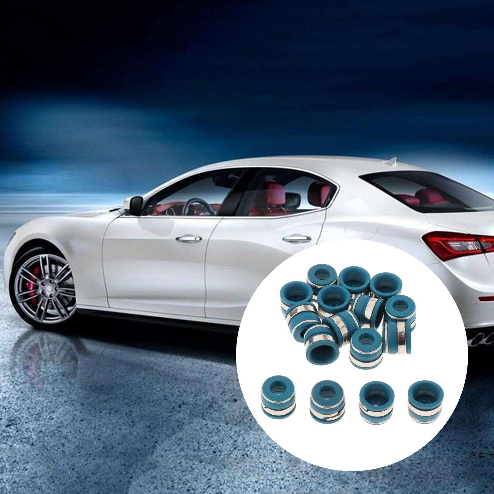 Positive Valve Stem Seals 11/32" x .500" Diameter Engine Valve Stem Seal Set for Chevy SBC BBF SBF Set of 16 SSI-SBC11