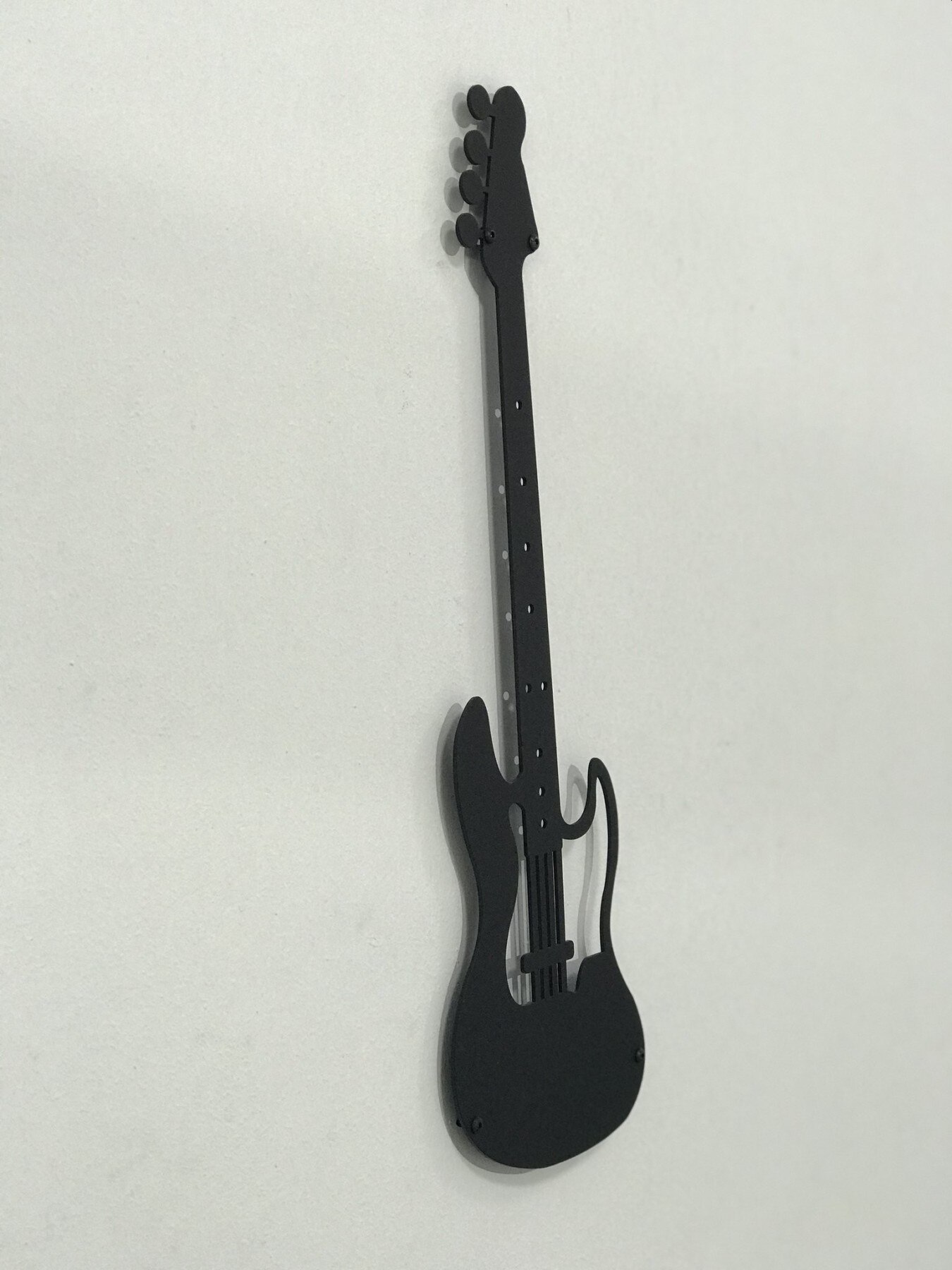 Guitarra elétrica mesa de metal moderna parede arte geométrica metal decoração da parede casa escritório e sala estar para casa temática africano