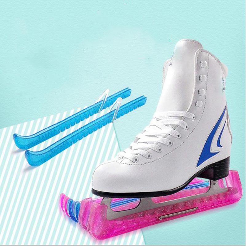 2 Stuks 32Cm Zacht Plastic Ijshockey Figuur Skate Blade Guard Cover Protector Accessoires Voor Vrouwen Mannen Jeugd Kids