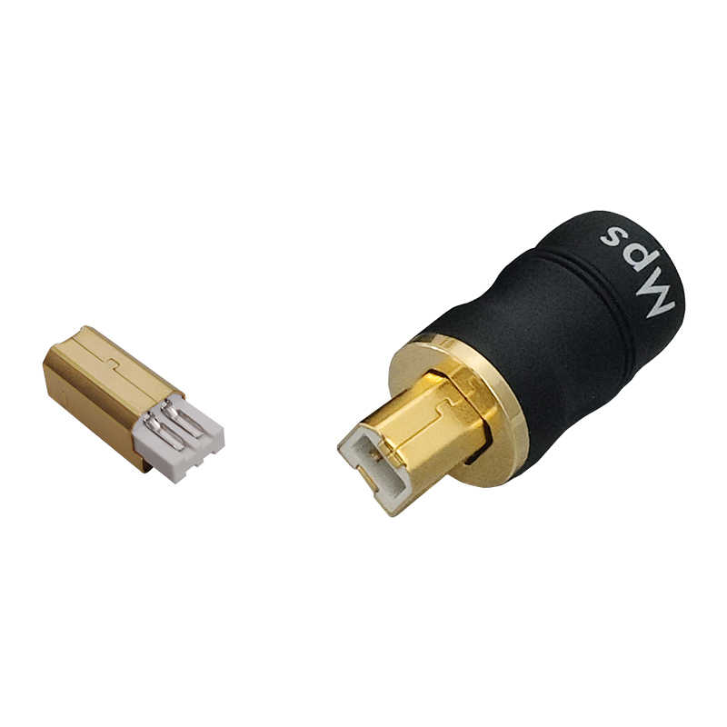 MPS HiFi USB 2.0 audio connector Plugs Audio Jack 24K 5u gold Plated DAC USB 2.0 connector Type A Type B Type C OTG or analog