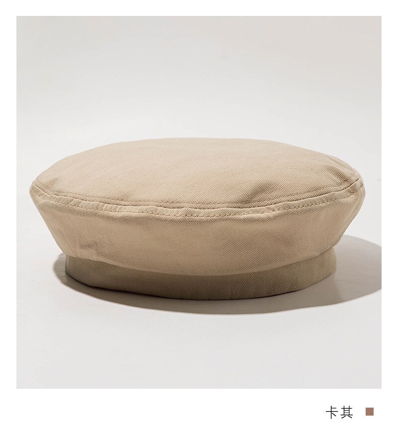 Höst åttkantig mössa nyhetsboy beret hatt för kvinnor män vintage nyheter pojke mössa cabbie gatsby linne utomhus hattar: Kaki