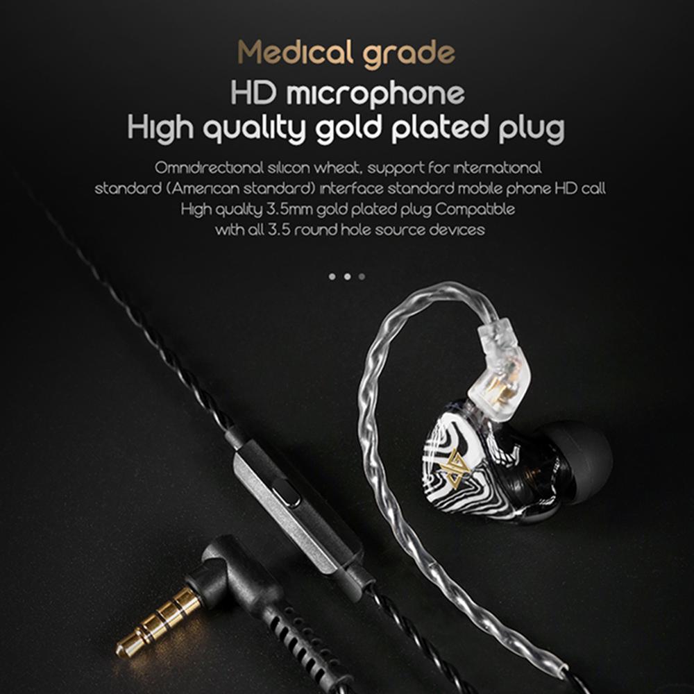AUGLAMOUR T100 Afneembare Kabel In Ear Oortelefoon Hifi Running Sport Oortelefoon Drive Unit Headset Noise Cancelling Oordopjes