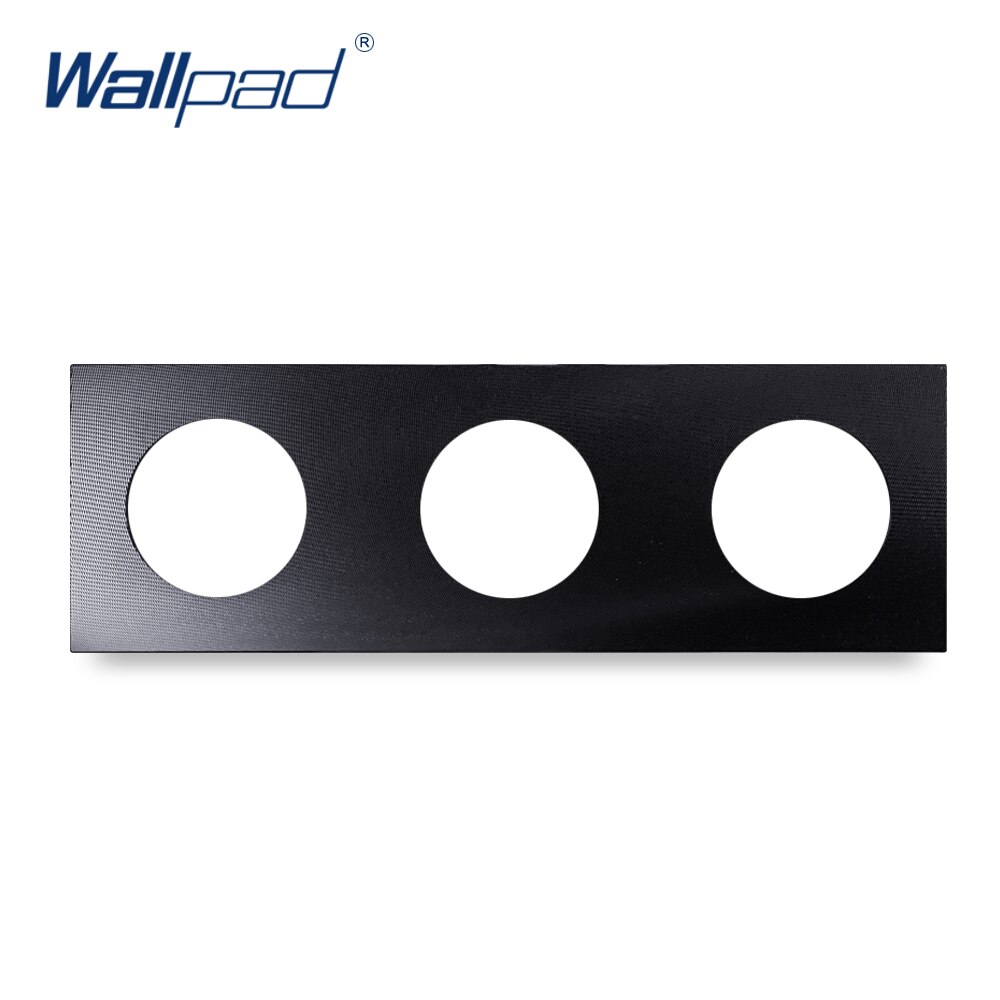 Wallpad Aluminum Metal Panel Only 1 2 3 4 5 Black Round Circle