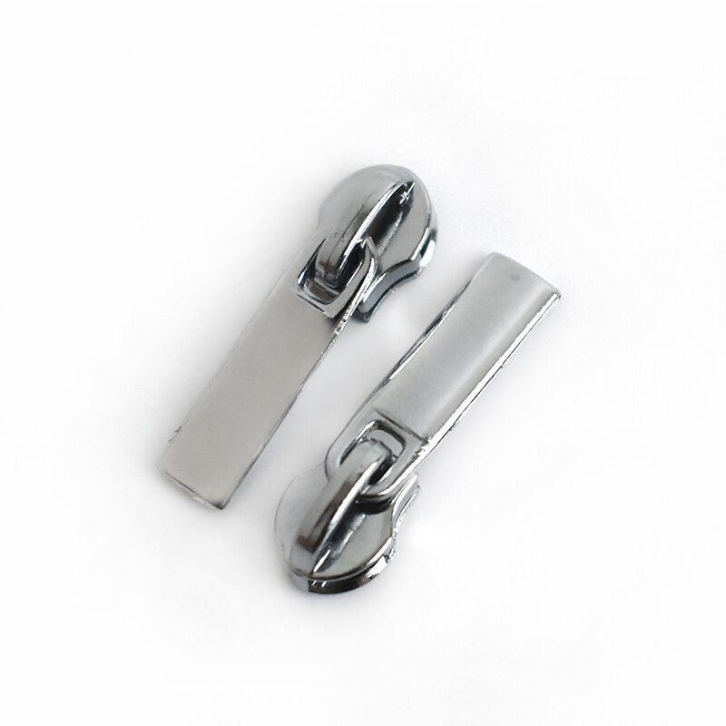 30 sztuk Meetee 6/8mm suwaki Zipper dla 3 #5 # nylonowe zamki błyskawiczne dół kurtki kieszeń Zip głowy torba zamki zestawy naprawcze DIY akcesoria: ZT148-Chrome-No5