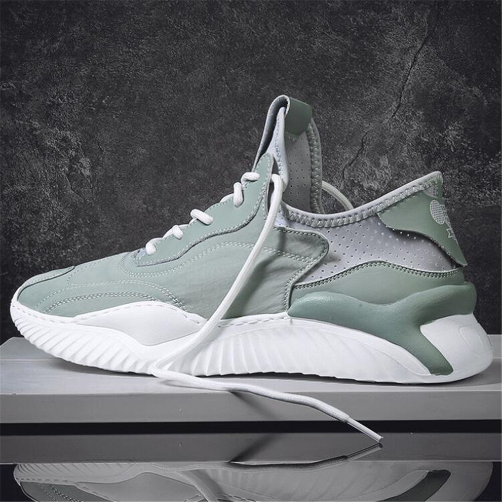 Stijl ijs zijde paraplu doek herenschoenen wilde heren sport ademend casual heren sportschoenen chef-kok schoenen voor heren heren sneakers