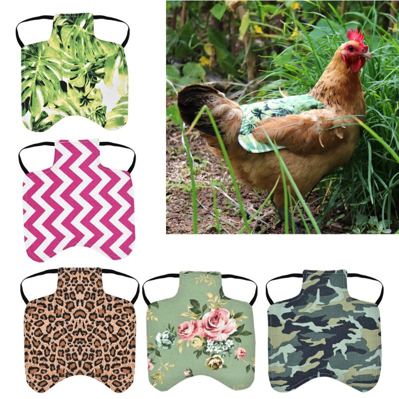 Ropa ajustable para mascotas, delantal para gallinas, Sillín para aves de corral, soporte de protección de plumas, Protector de pollo, vestido para gallinas