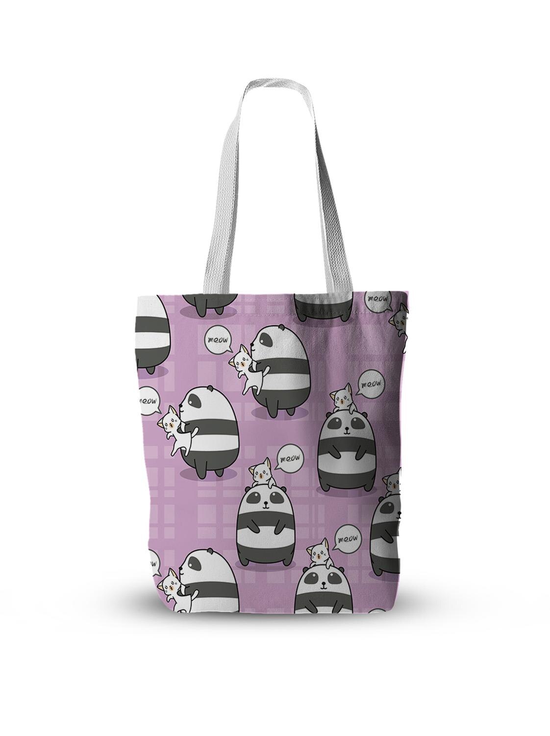 3D Gedrukt Mini Dier Canvas Tas Eenhoorn Handtas Reizen Strandtas Herbruikbare Schoudertas Kruidenier Opbergtas: style12